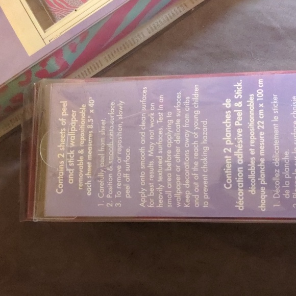 Claire's NWT Locker Wallpaper Peel and Stick Wallpaper 8.5" x 40" - Picture 6 of 12